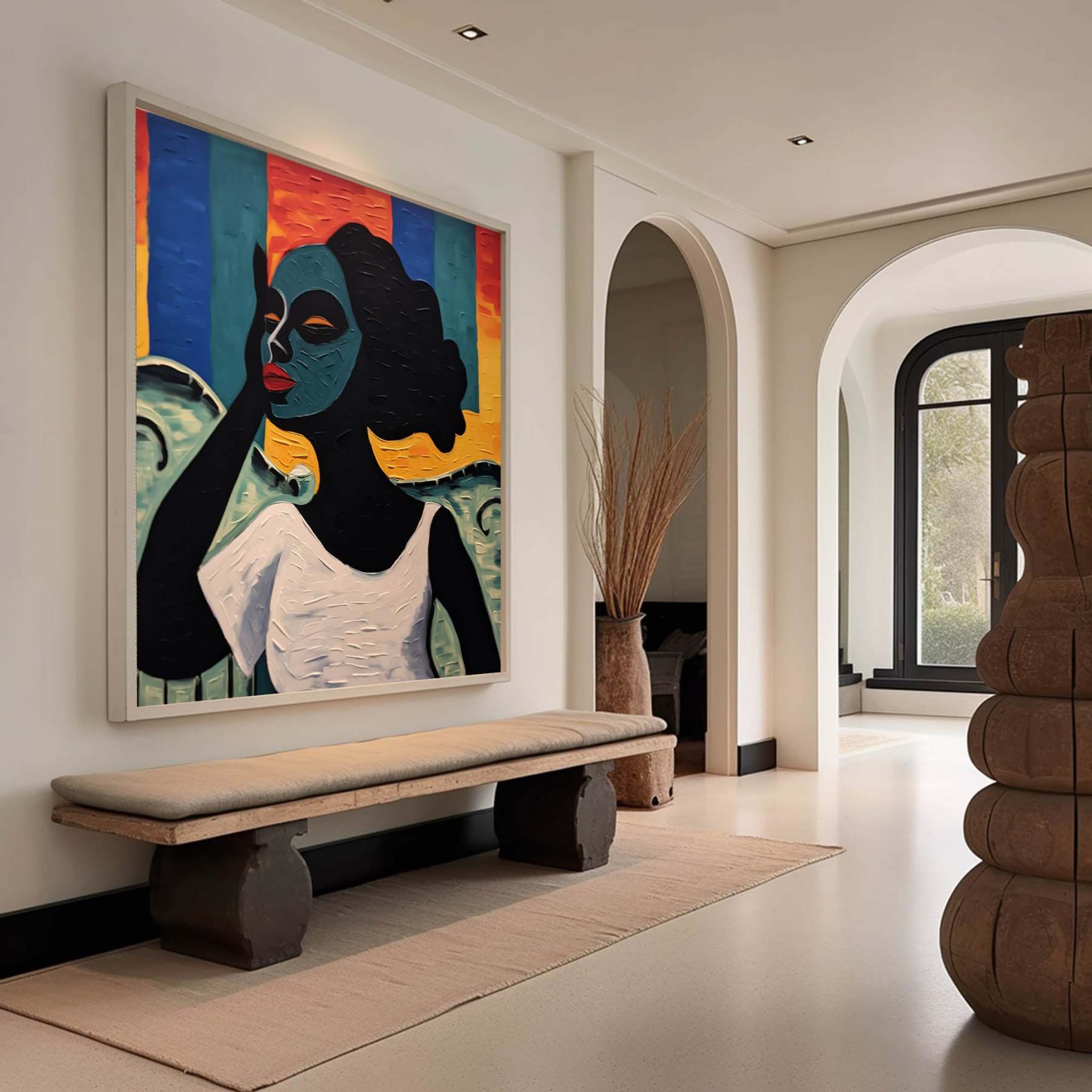 Abstract Graffiti Art Painting hand-painted #HM1014