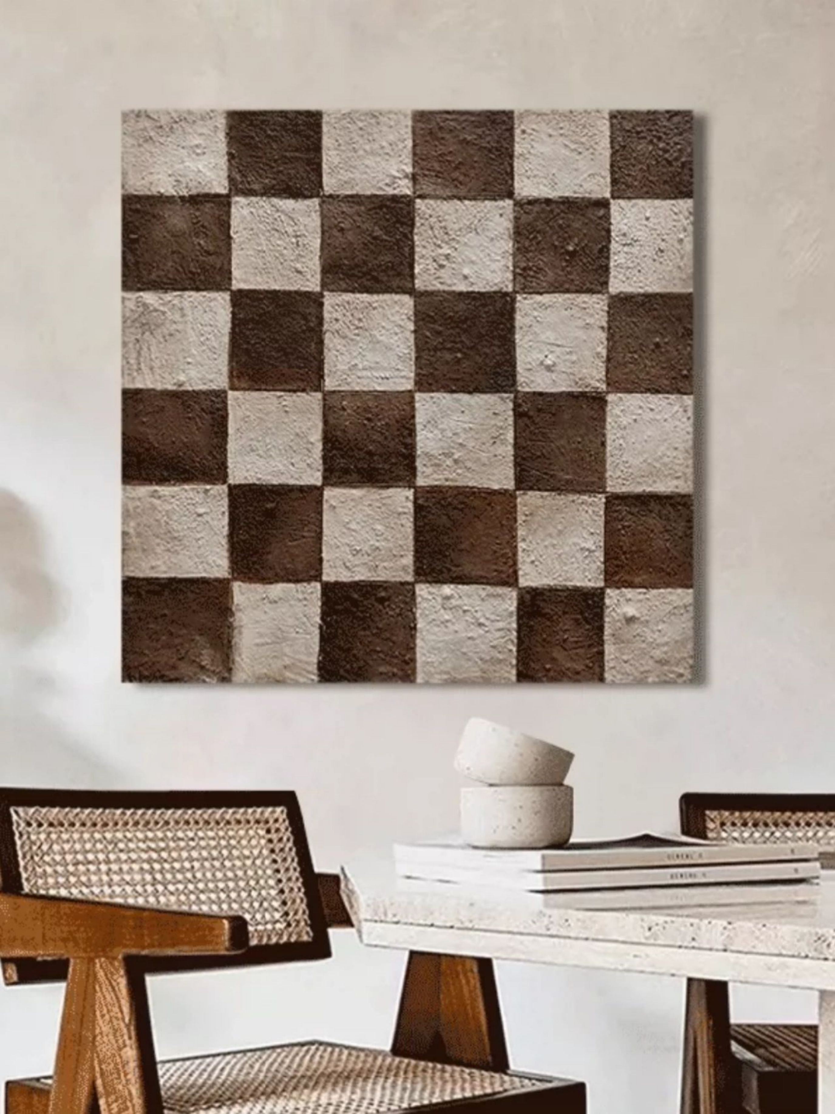 Wabi-Sabi Art Painting hand - painted Set Of 2 #HM642-Homemural