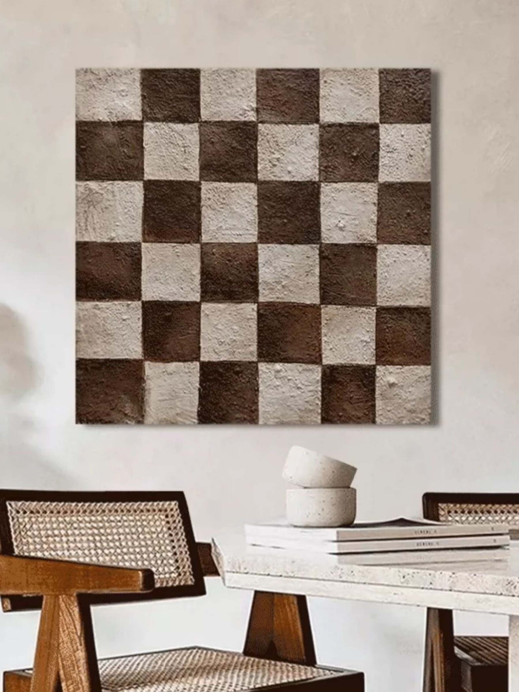 Wabi-Sabi Art Painting hand - painted Set Of 2 #HM642-Homemural