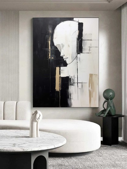 Contemporary Minimalist Art Painting hand - painted #HM150-Homemural