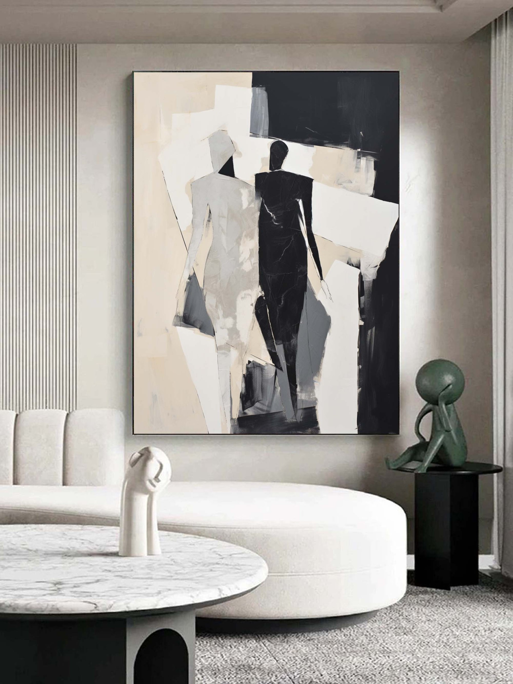 Contemporary Minimalist Art Painting hand - painted #HM144-Homemural