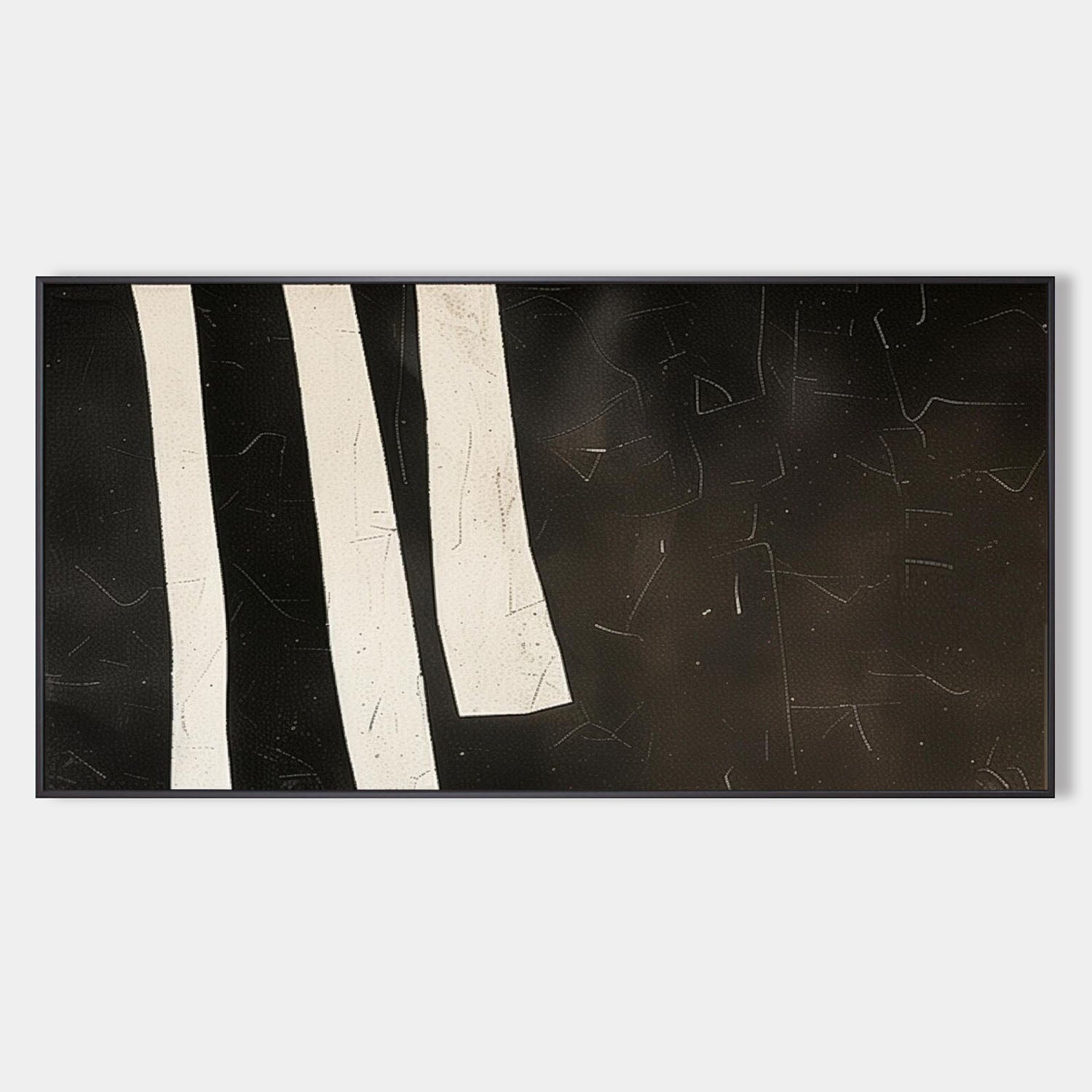 Contemporary Minimalist Art Painting hand - painted #HM450