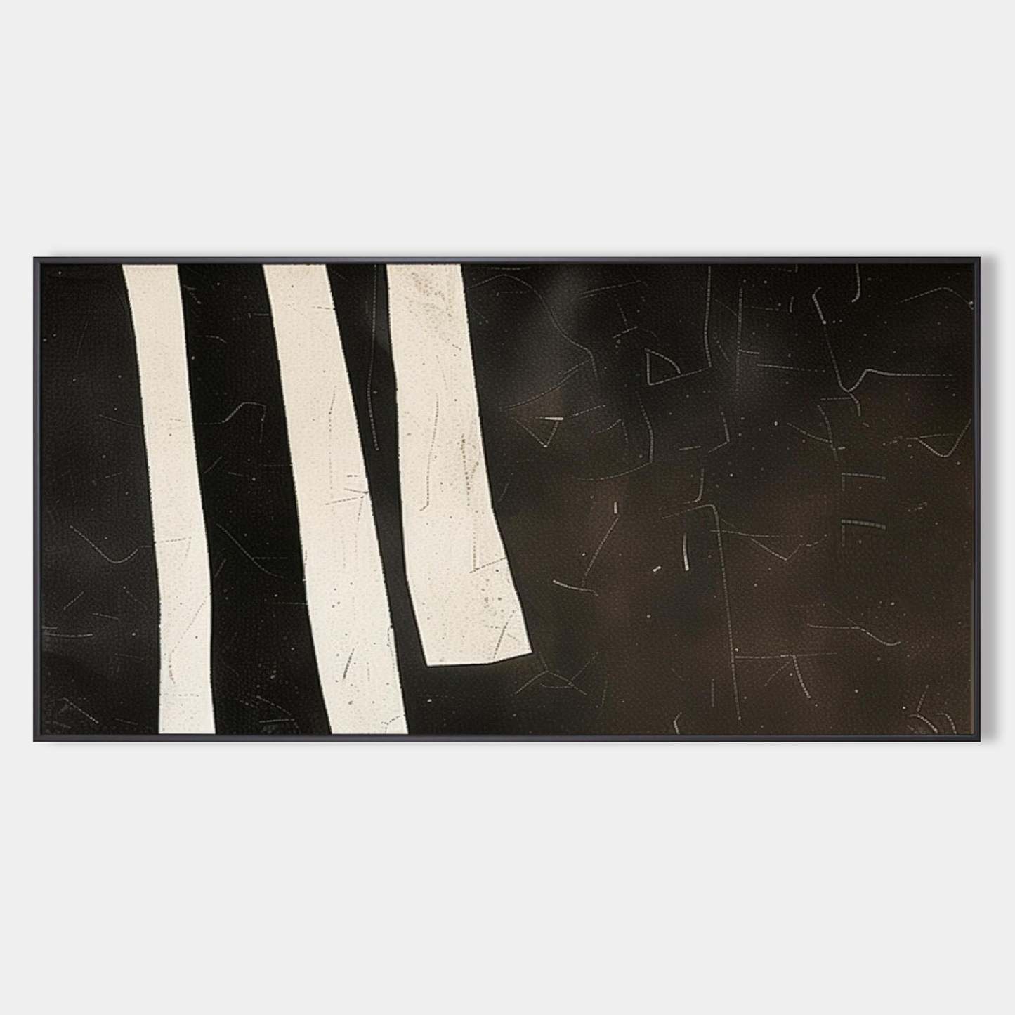 Contemporary Minimalist Art Painting hand - painted #HM450