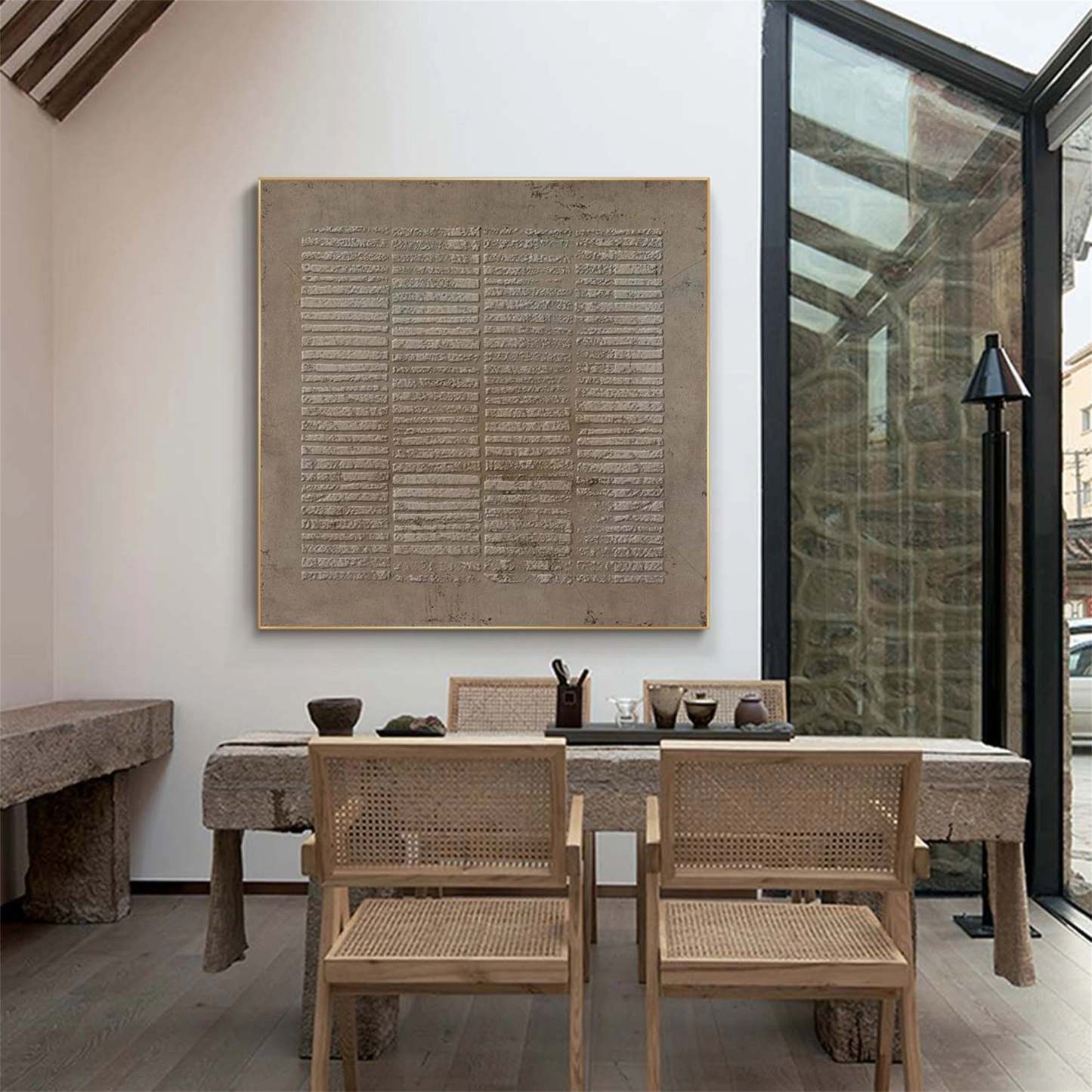 Wabi-Sabi Art Painting hand - painted #HM1435