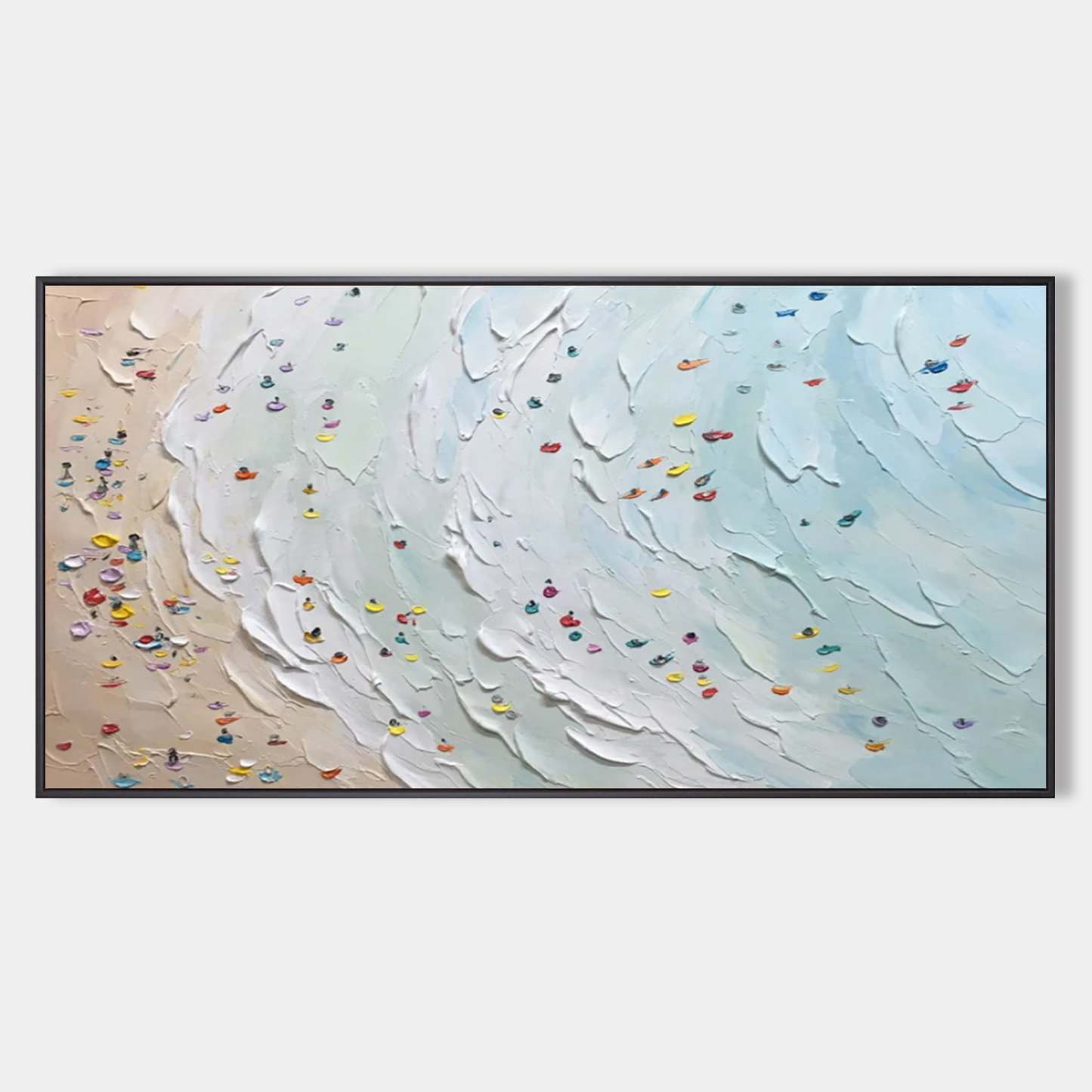 Plaster Art Painting hand - painted #HM98-Homemural