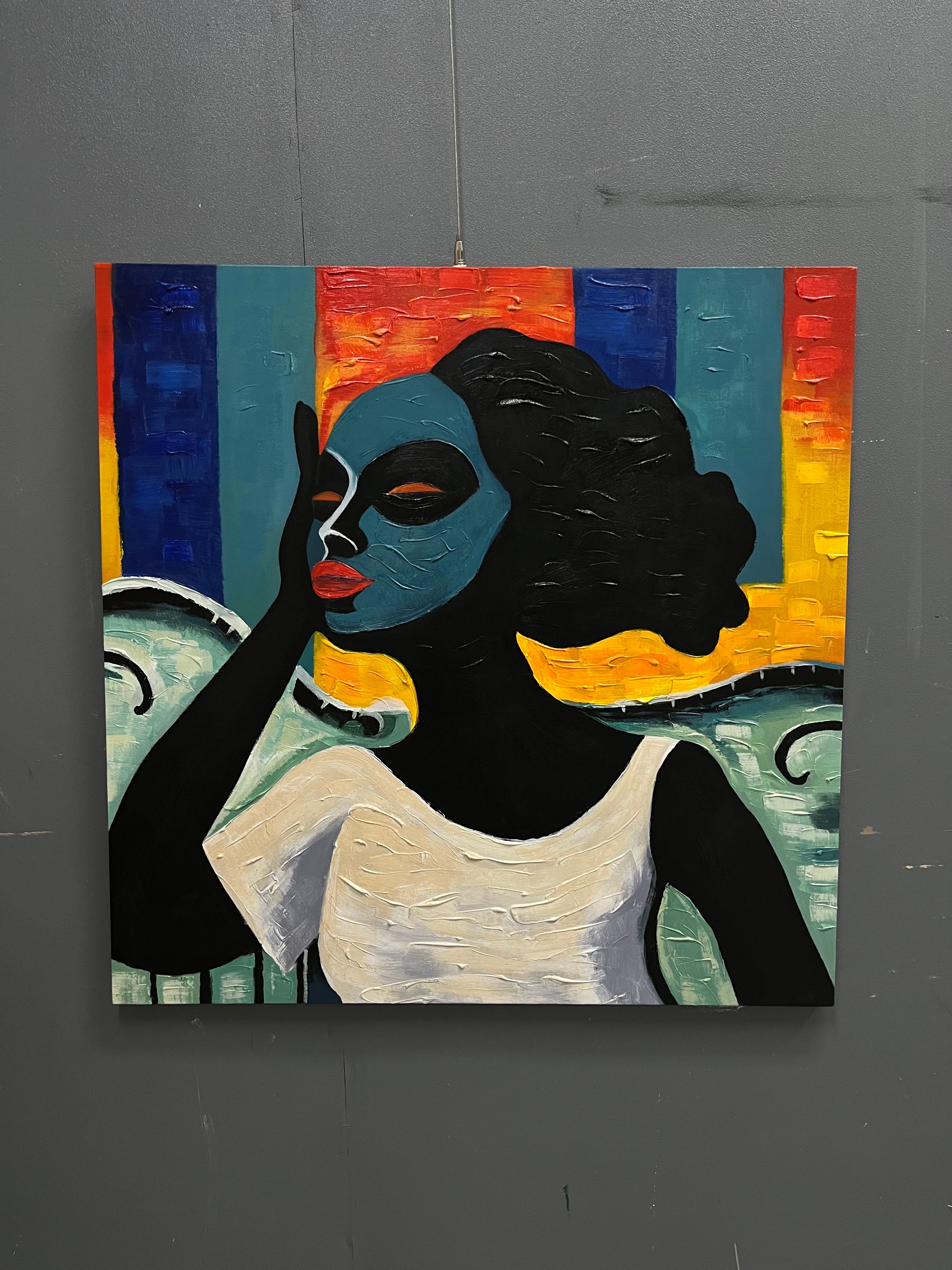 Abstract Graffiti Art Painting hand-painted #HM1014