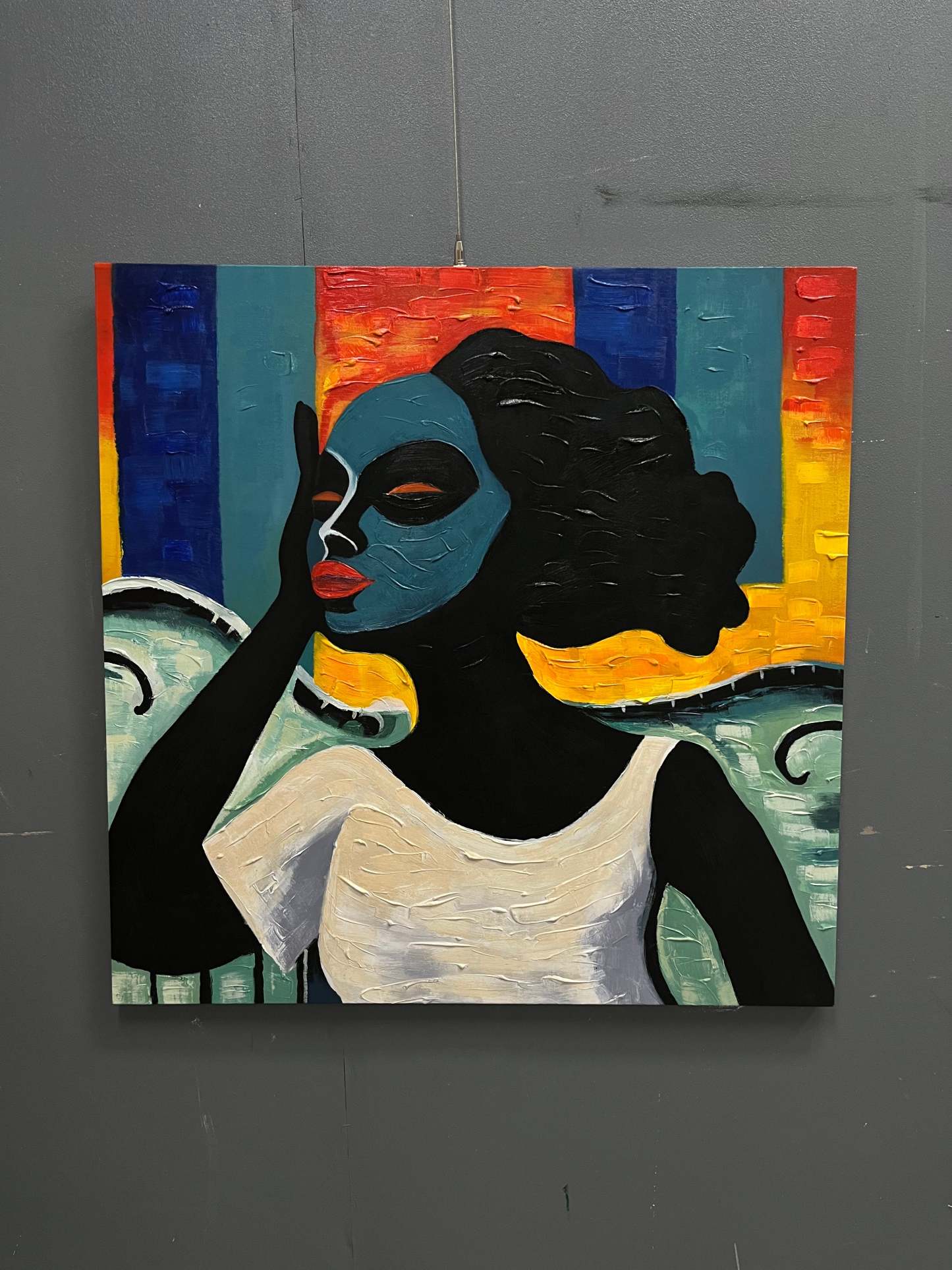 Abstract Graffiti Art Painting hand-painted #HM1014