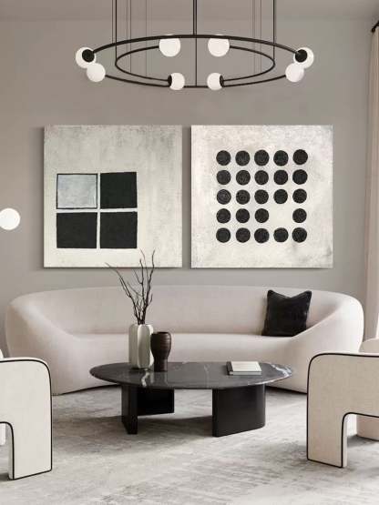 Abstract Painting Set Of 2 #SP099-Homemural