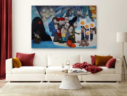 Pop Art Painting hand - painted #HM27