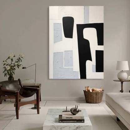 Contemporary Minimalist Art Painting hand - painted #HM160