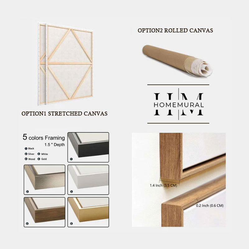 Plaster Art Painting hand - painted #HM1767