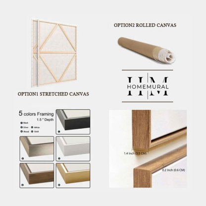 Plaster Art Painting hand - painted #HM1767