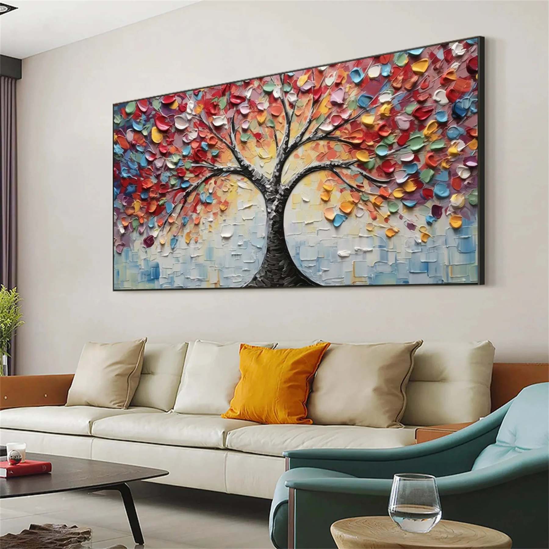 Colorful Paintings Art Painting hand - painted #HM1408