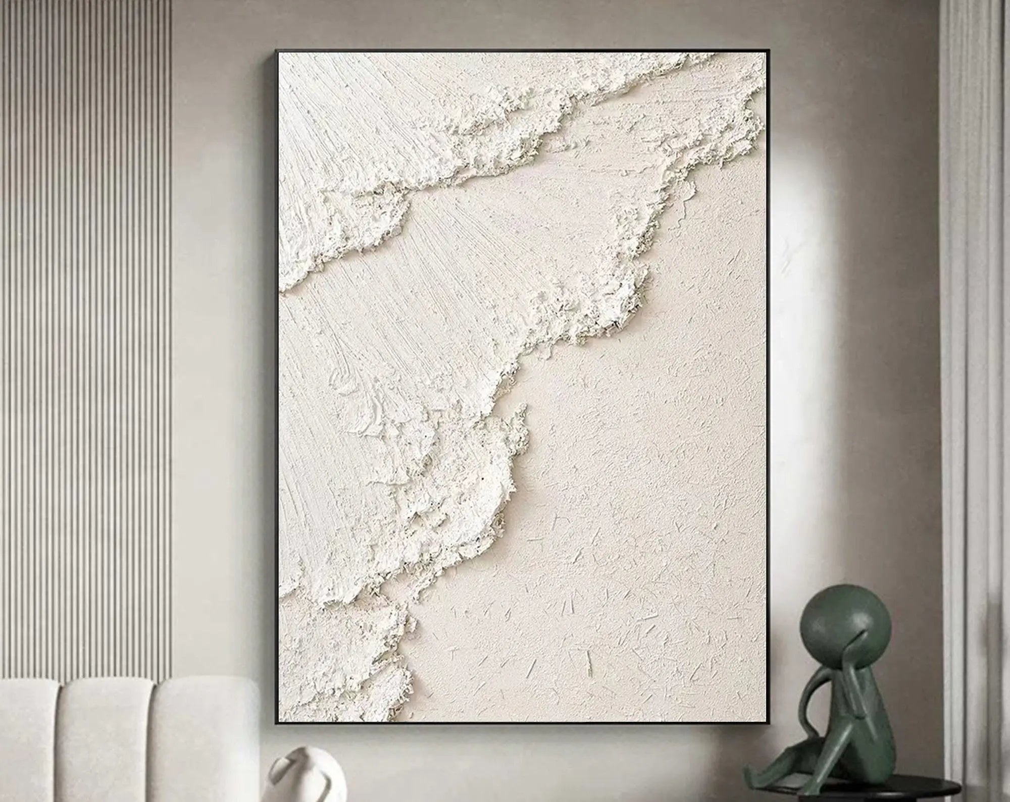 Plaster Art Painting hand - painted #HM1461