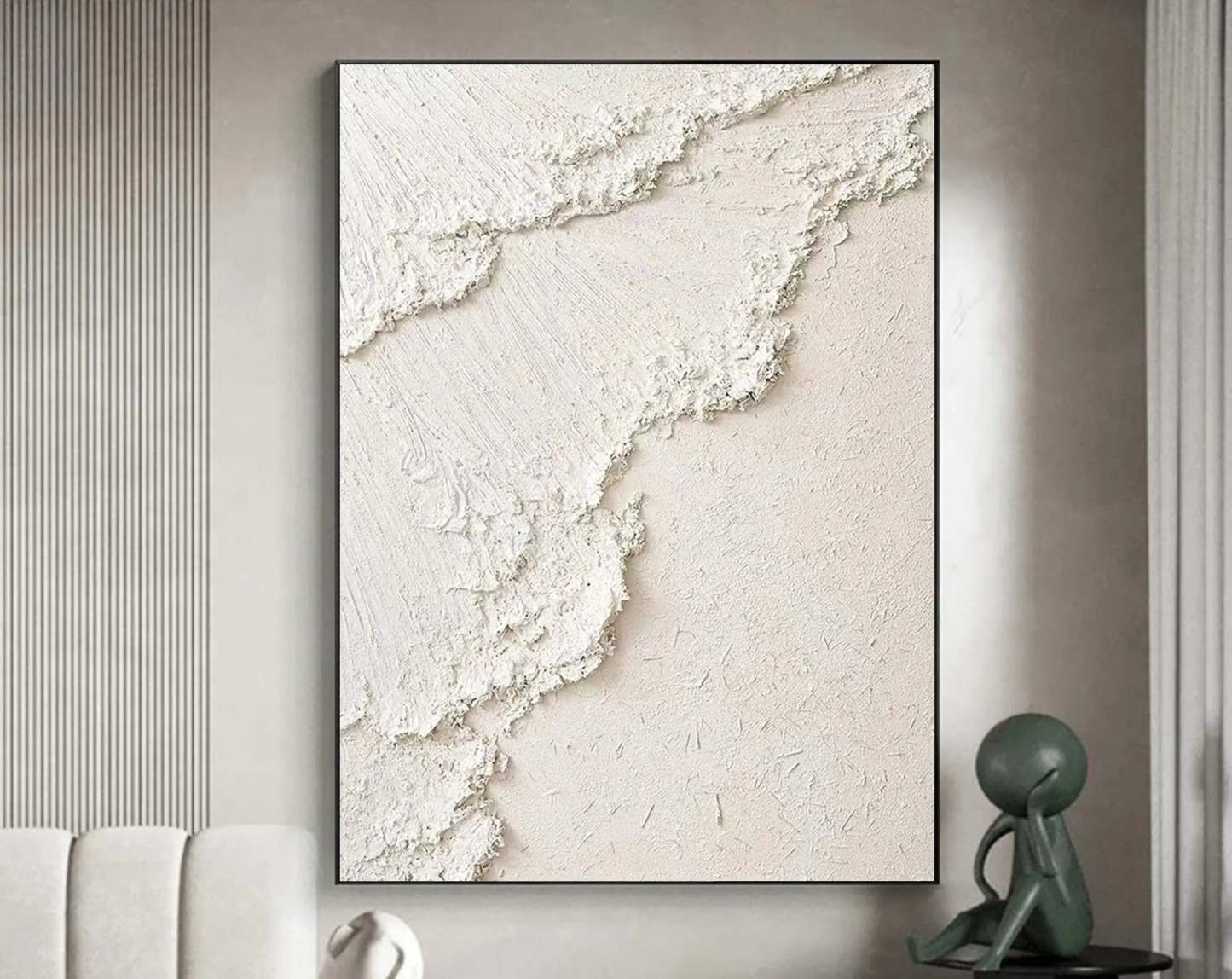 Plaster Art Painting hand - painted #HM1461