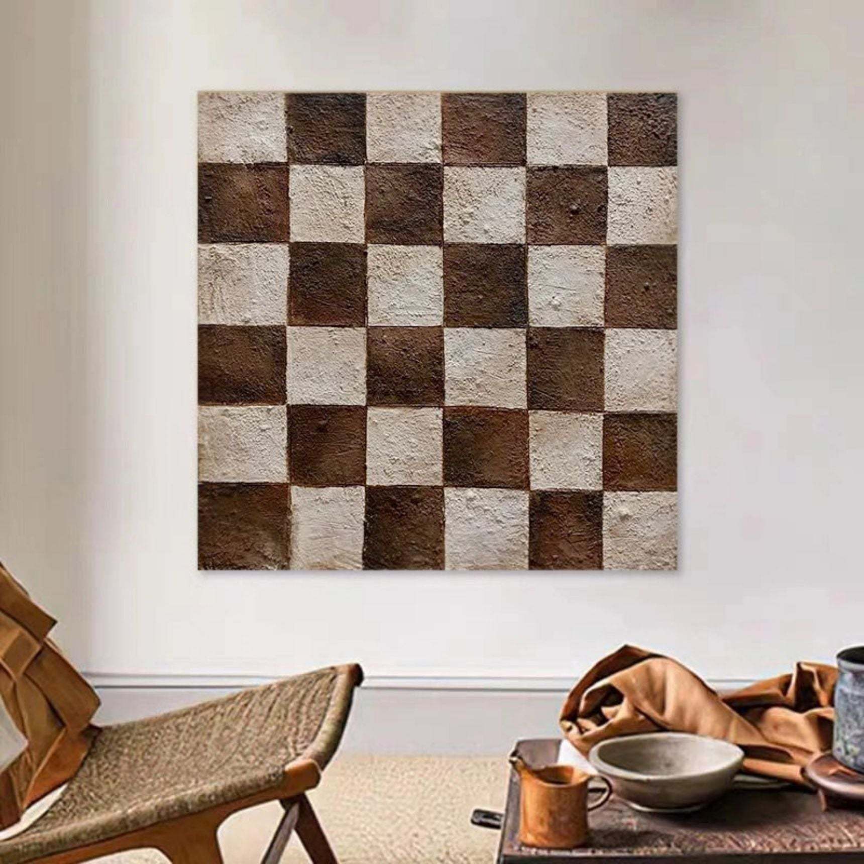 Wabi-Sabi Art Painting hand - painted Set Of 2 #HM642-Homemural