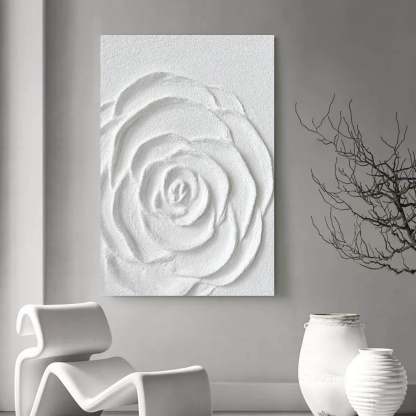 Plaster Art Painting hand - painted #HM112-Homemural