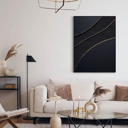 Contemporary Minimalist Art Painting hand - painted #HM1405