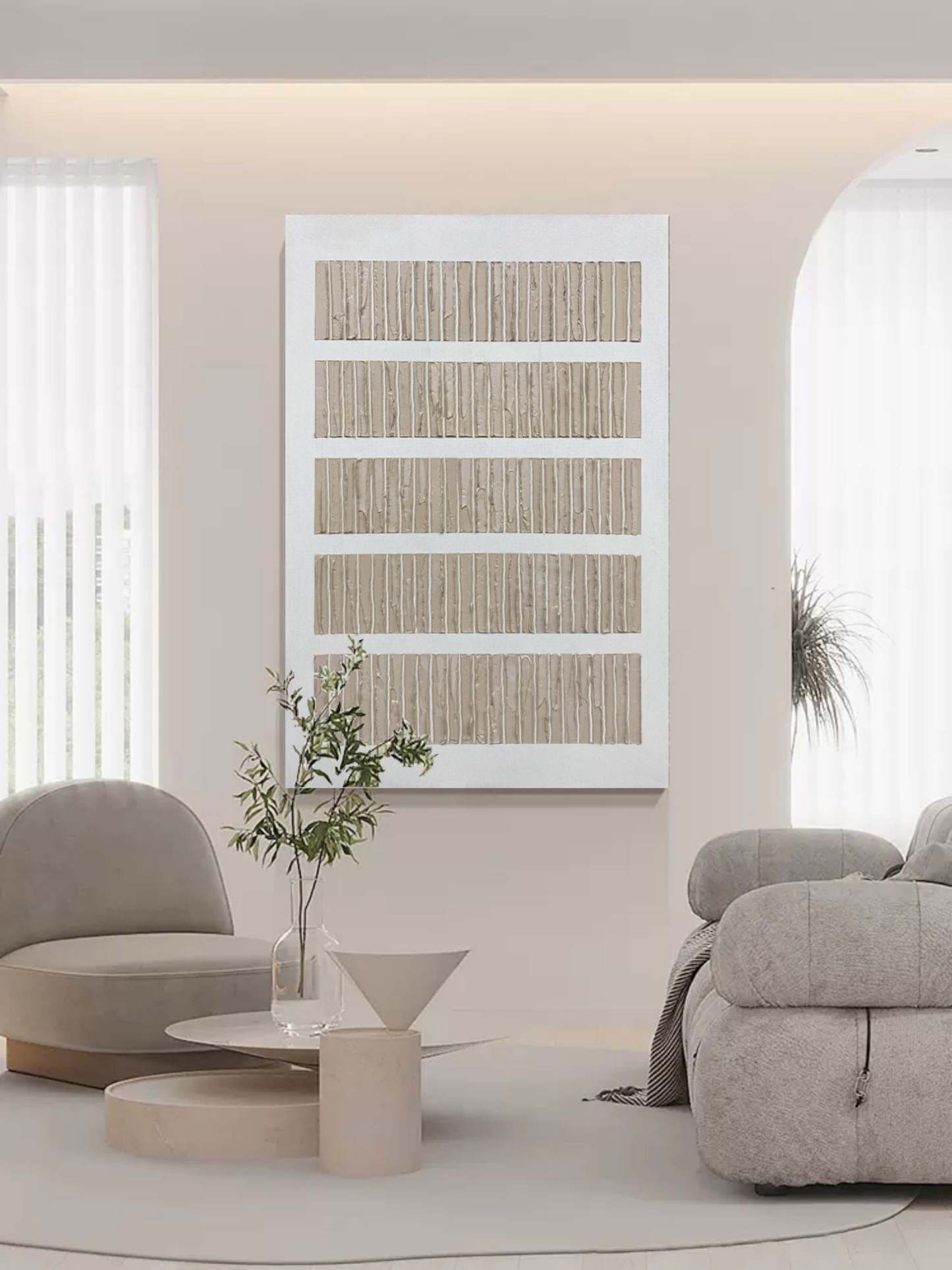 Wabi-Sabi Art Painting hand - painted #HM70-Homemural