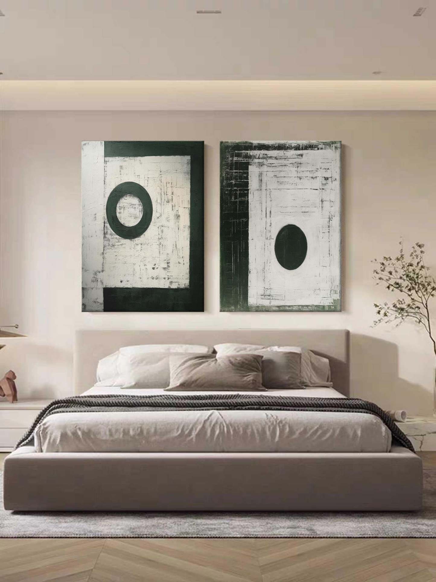 Abstract Painting Set Of 2 #SP151-Homemural