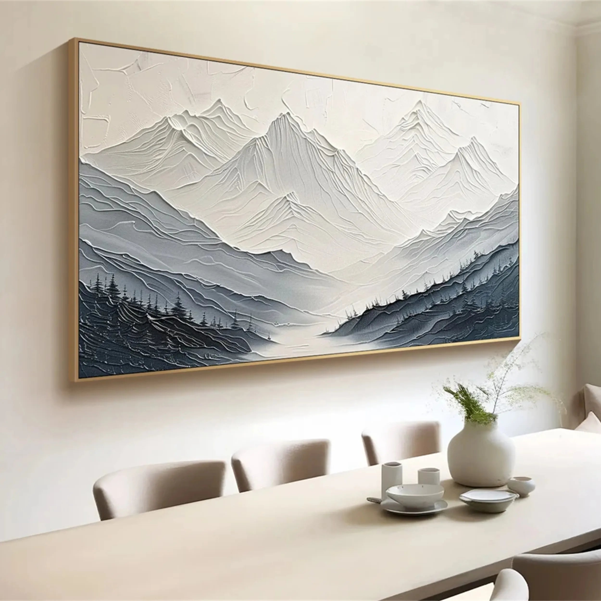 Plaster Art Painting hand - painted #HM739