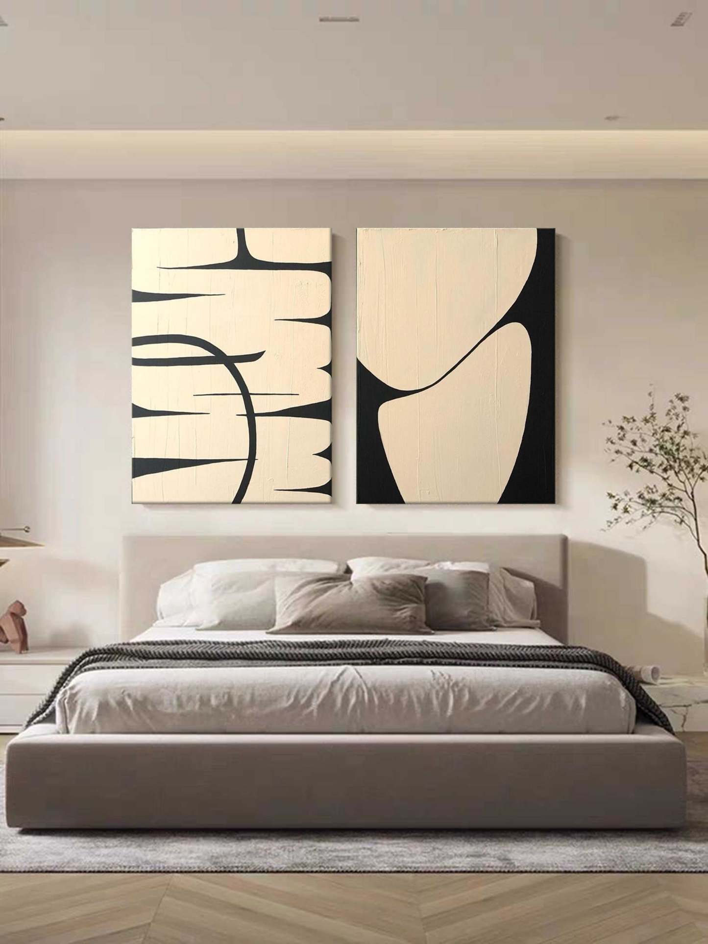 Abstract Painting Set Of 2 #SP135-Homemural