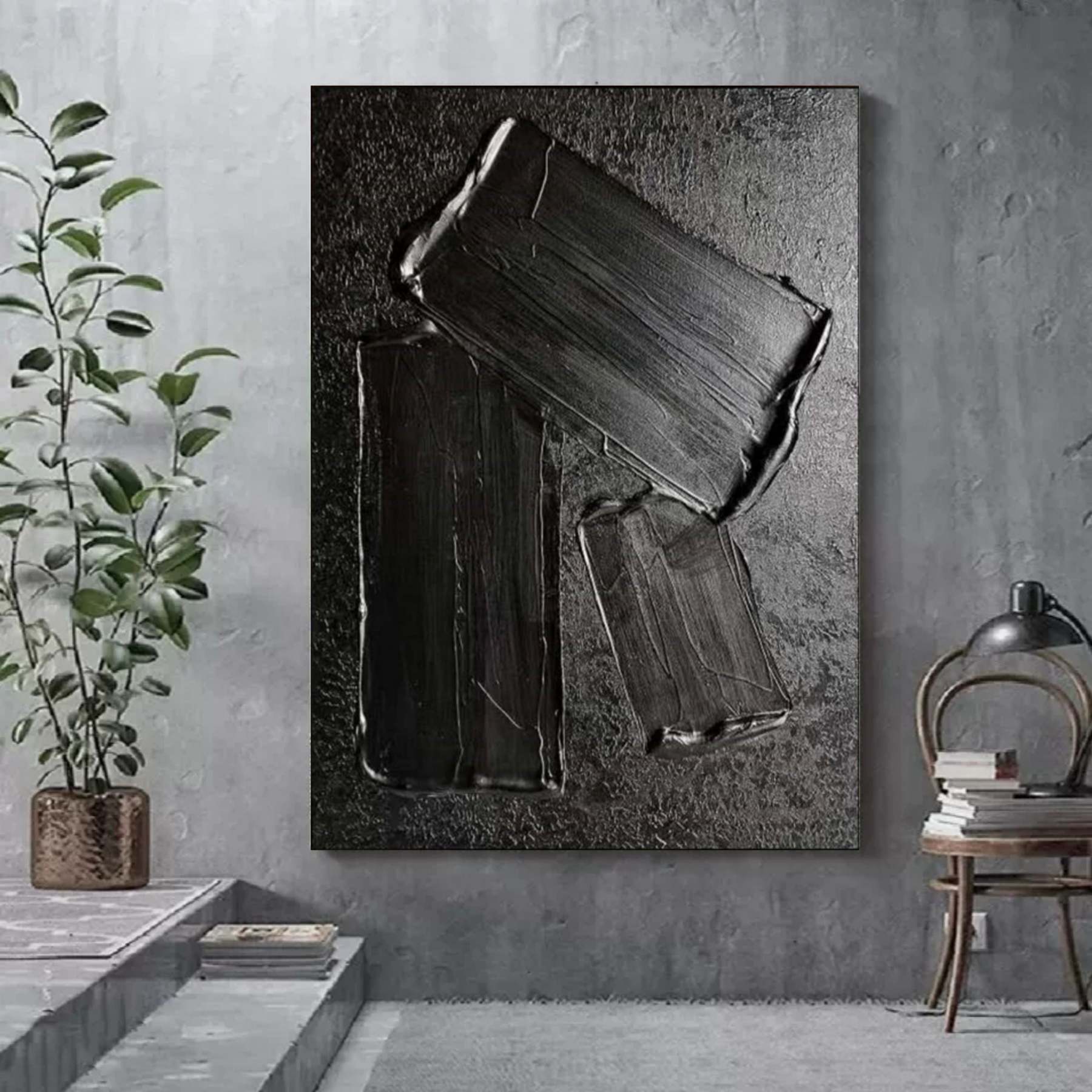 Wabi-Sabi Art Painting hand - painted #HM911-Homemural