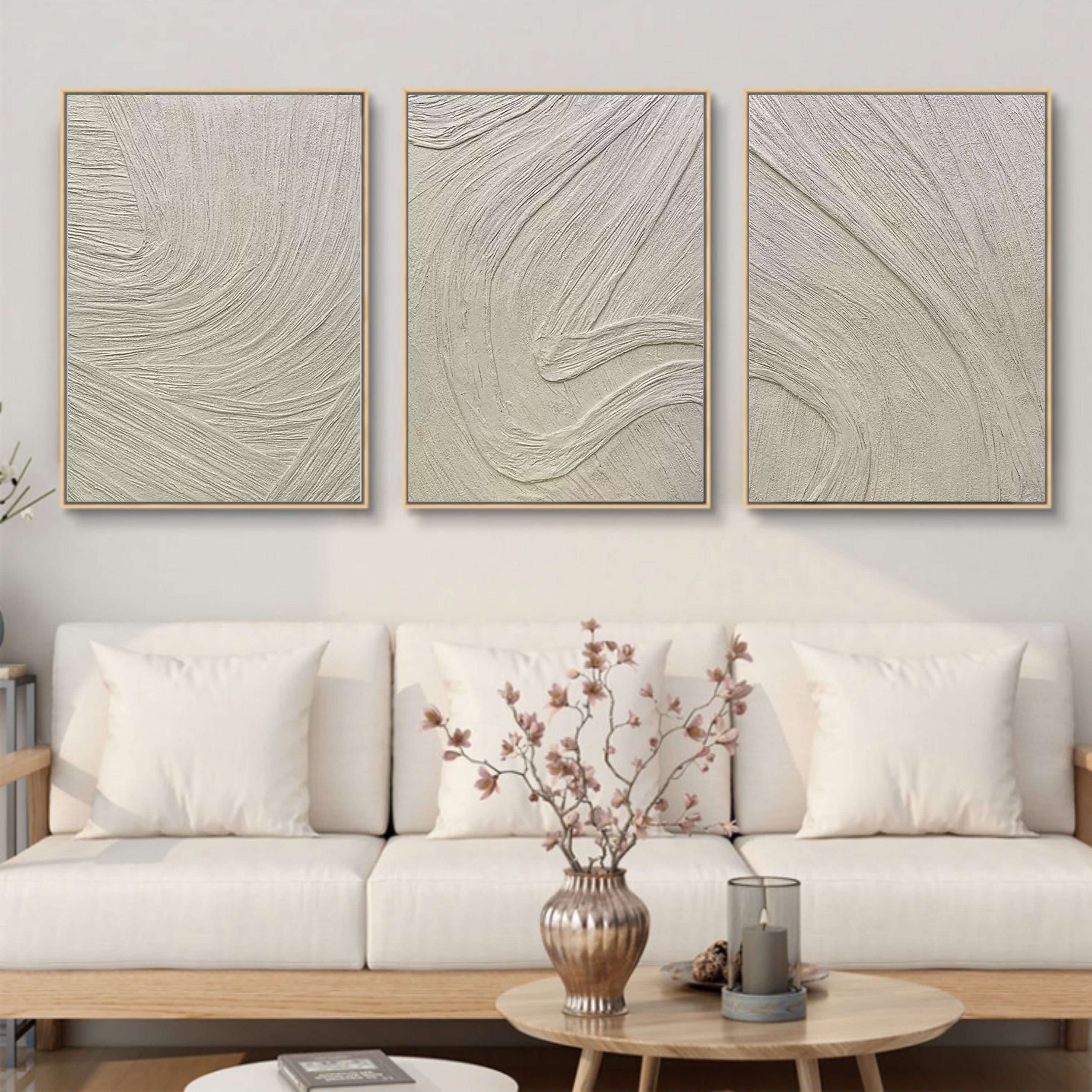 Abstract Painting Set of 3 #SP033-Homemural