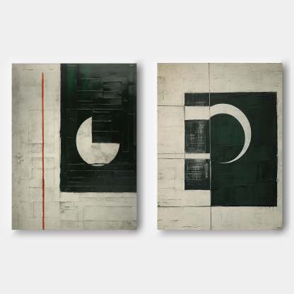 Abstract Painting Set Of 2 #SP150-Homemural