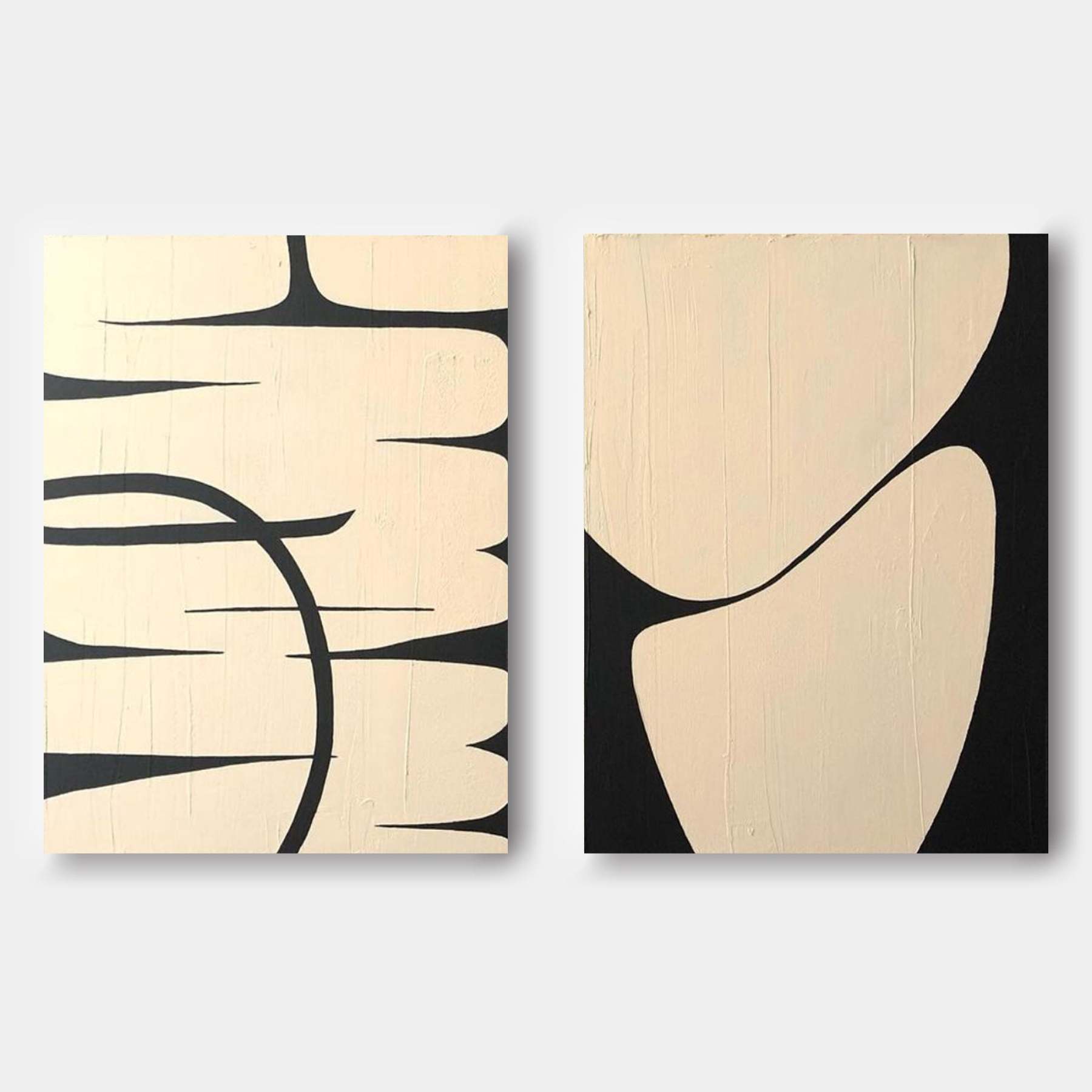 Abstract Painting Set Of 2 #SP135-Homemural