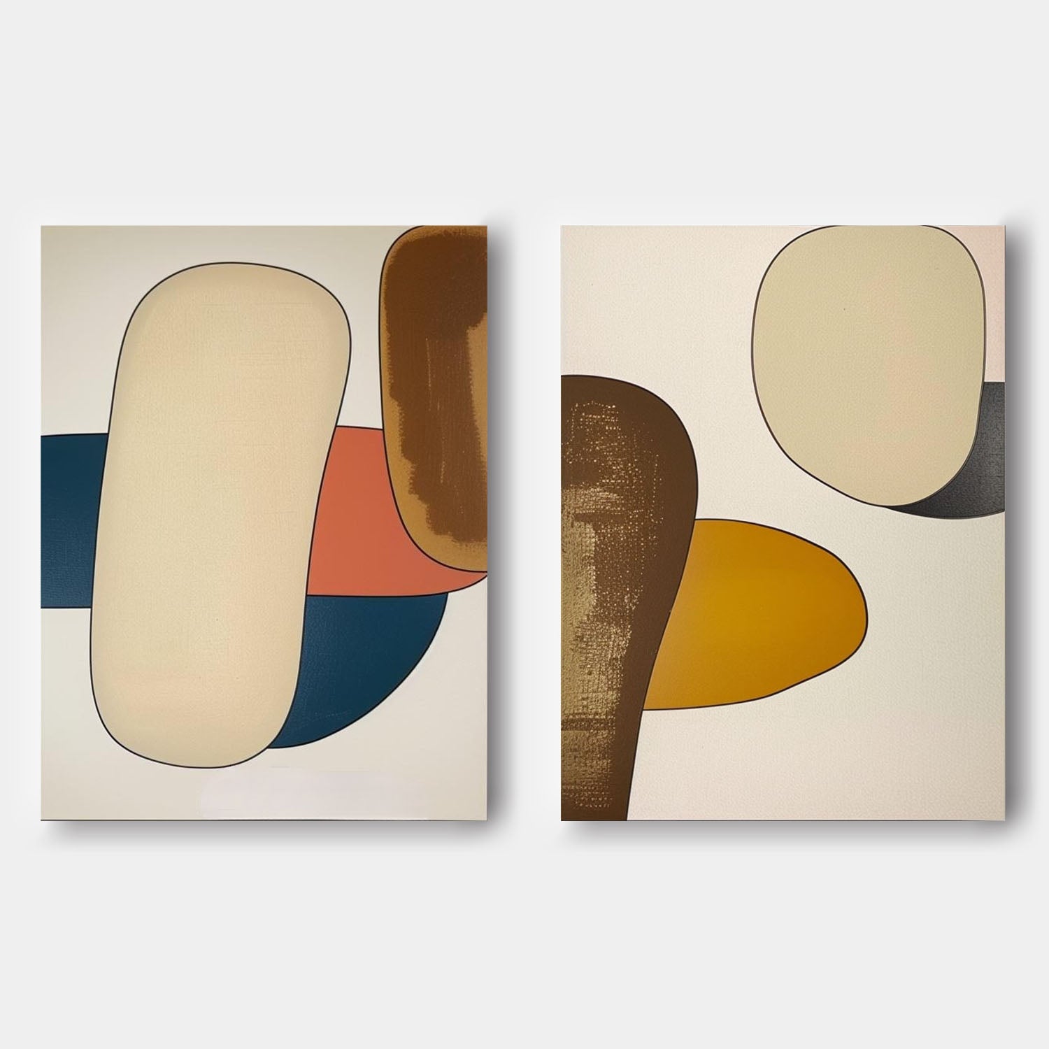 Abstract Graffiti Art Painting hand-painted Set Of 2 #HM1171