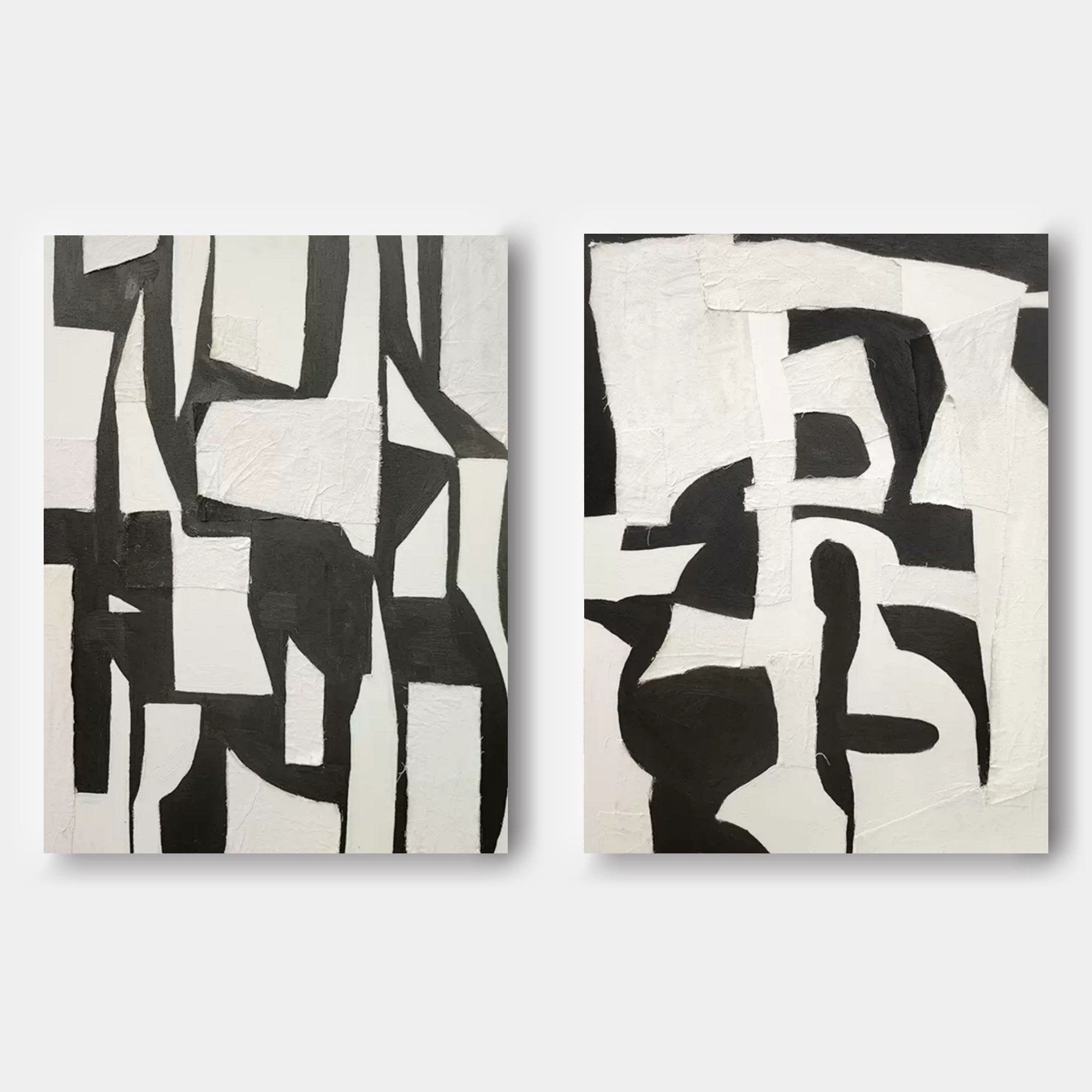 Abstract Painting Set Of 2 #SP103-Homemural