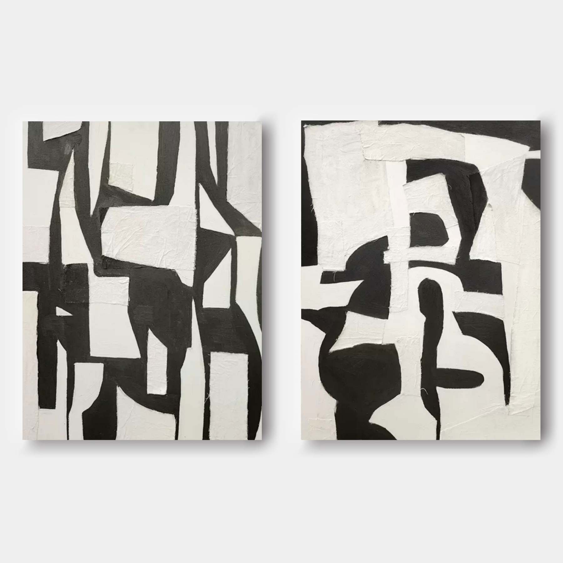 Abstract Painting Set Of 2 #SP103-Homemural