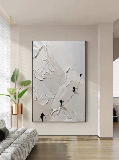 Plaster Art Painting hand - painted #HM101-Homemural