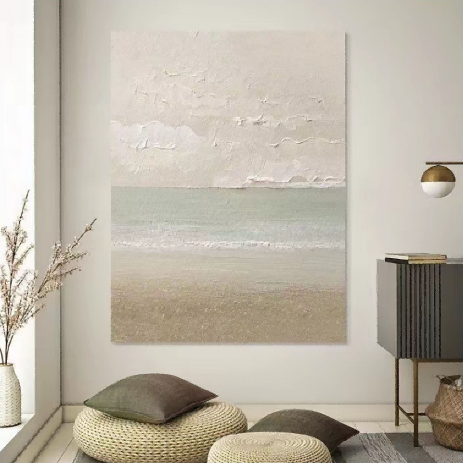 Wabi-Sabi Art Painting hand - painted #HM698-Homemural