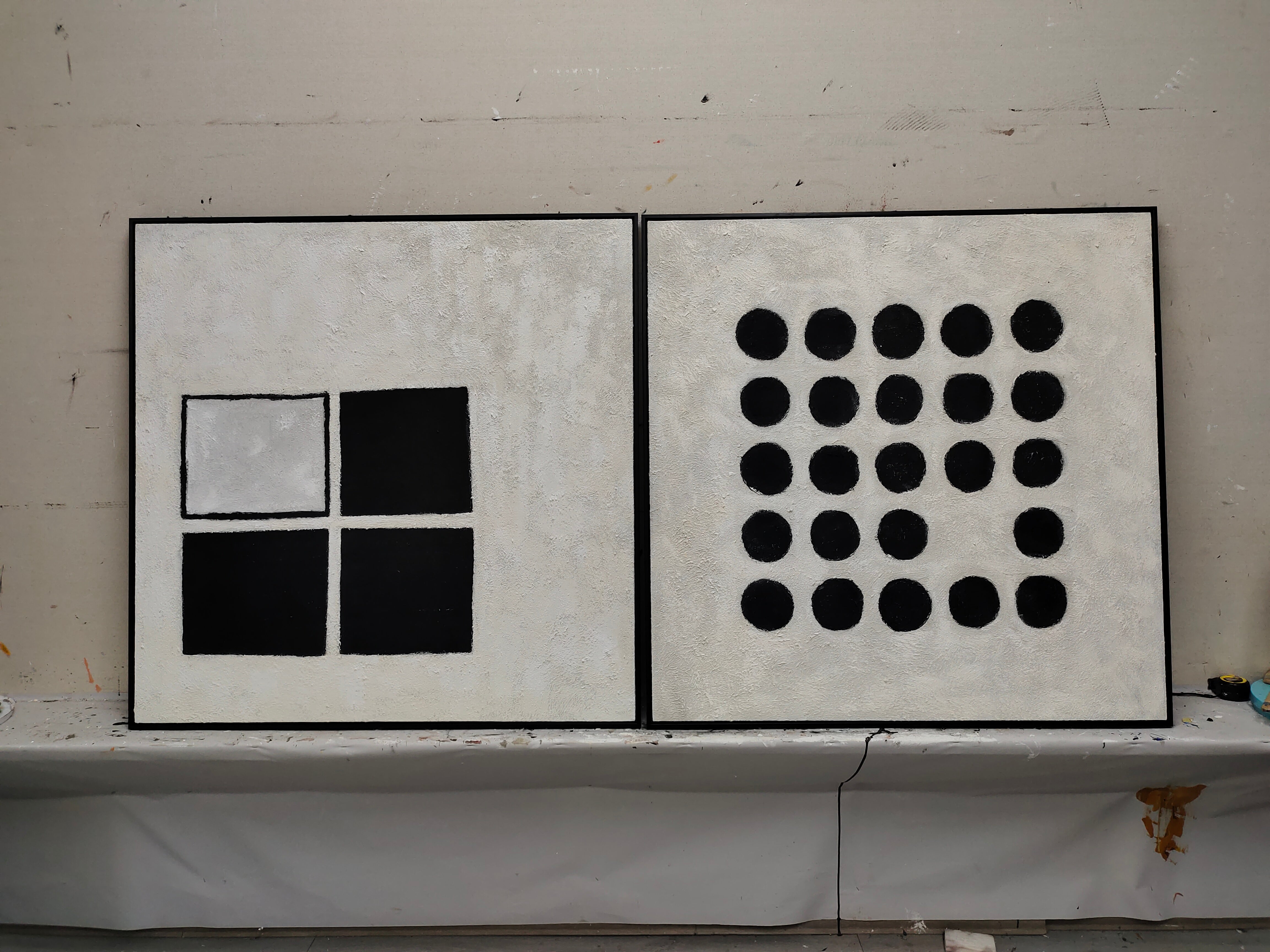 Abstract Painting Set Of 2 #SP099-Homemural