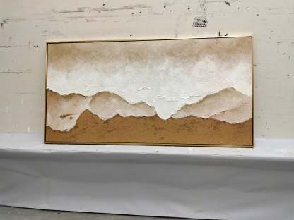 Plaster Art Painting hand - painted #HM506-Homemural
