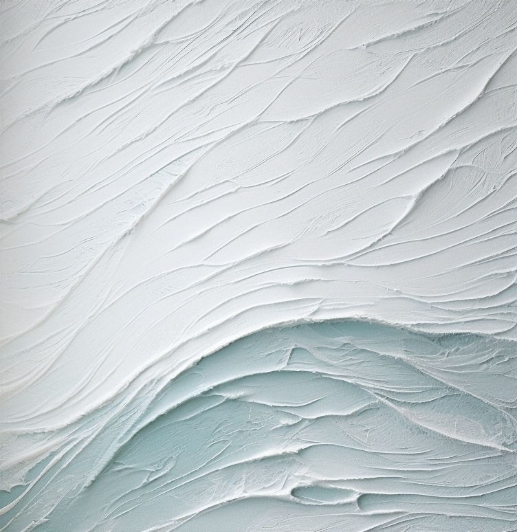 Plaster Art Painting hand - painted #HM384-Homemural