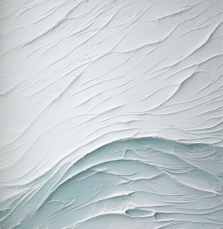 Plaster Art Painting hand - painted #HM384-Homemural