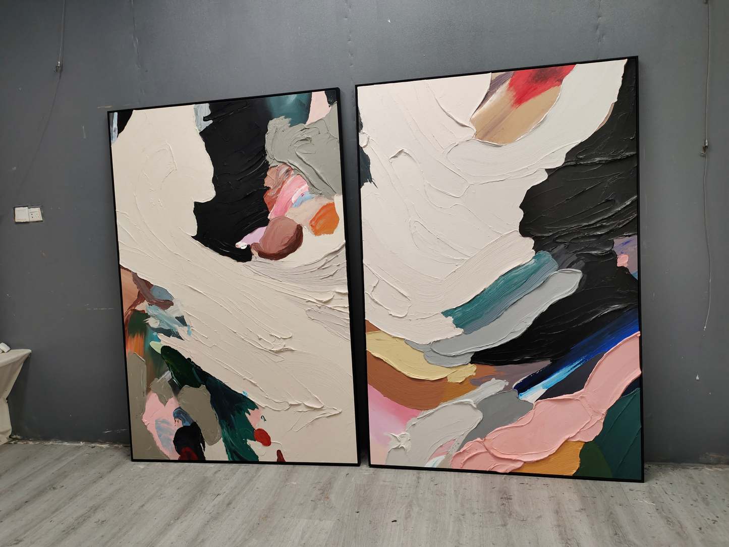 Plaster Art Painting hand - painted #HM700-Homemural