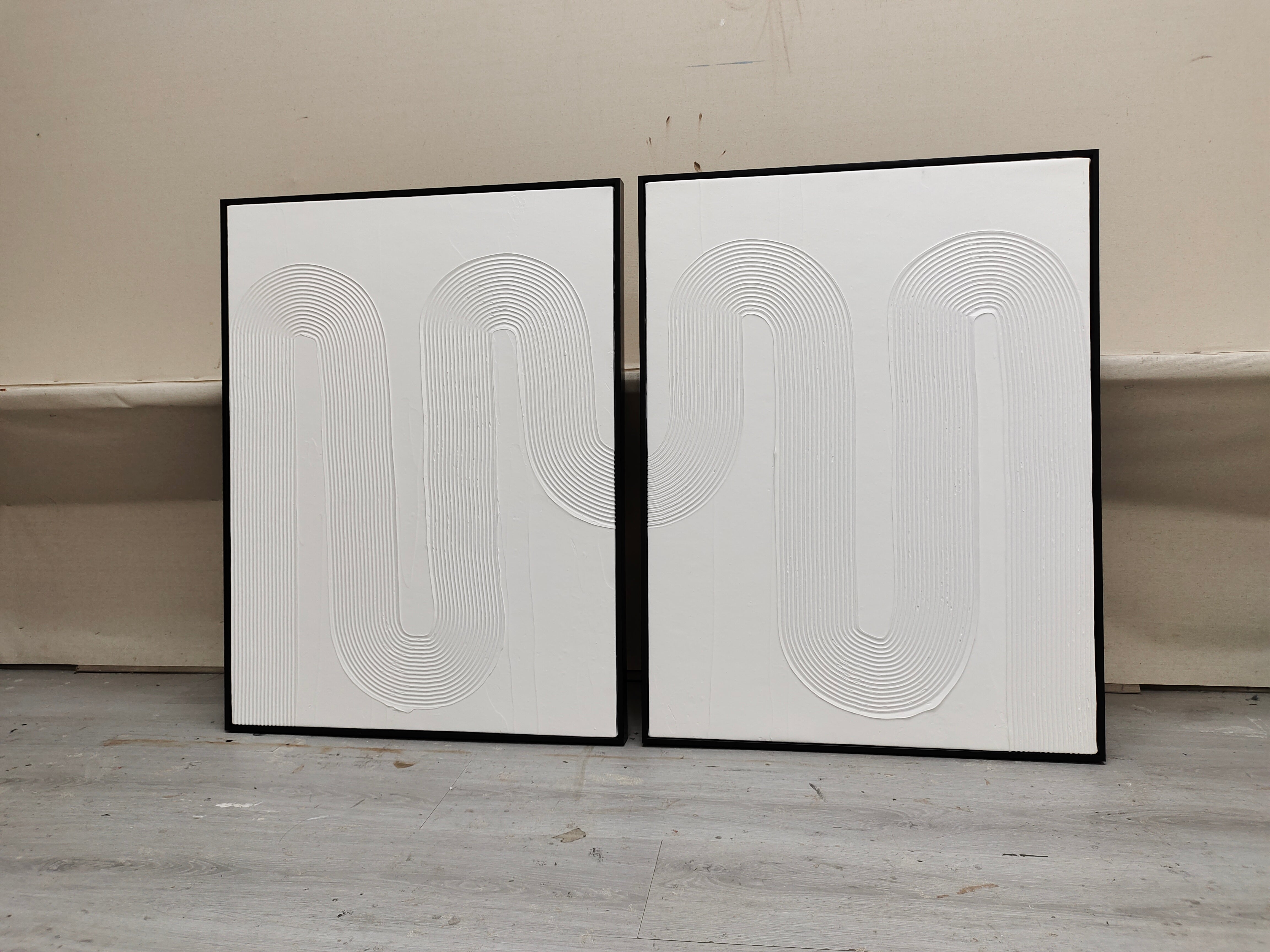 Abstract Painting Set Of 2 #SP043-Homemural