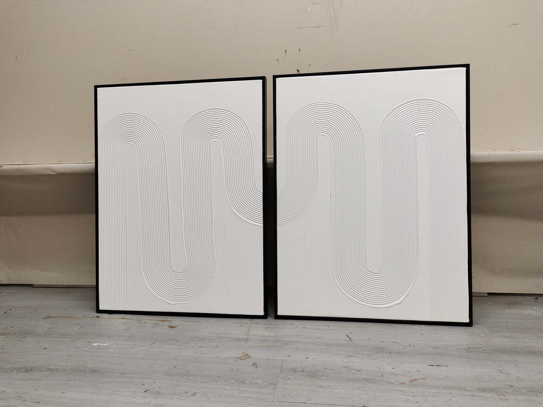 Abstract Painting Set Of 2 #SP043-Homemural