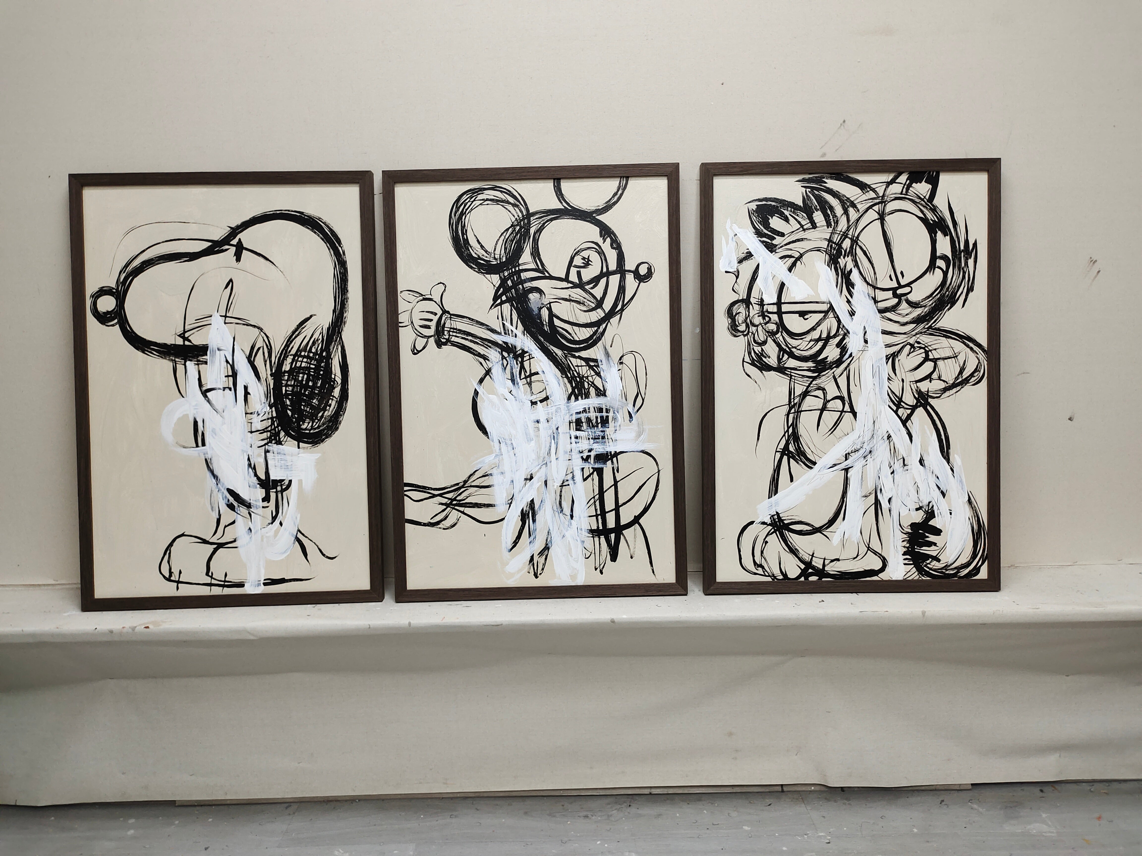 Pop Art Painting hand - painted #HM357-Homemural