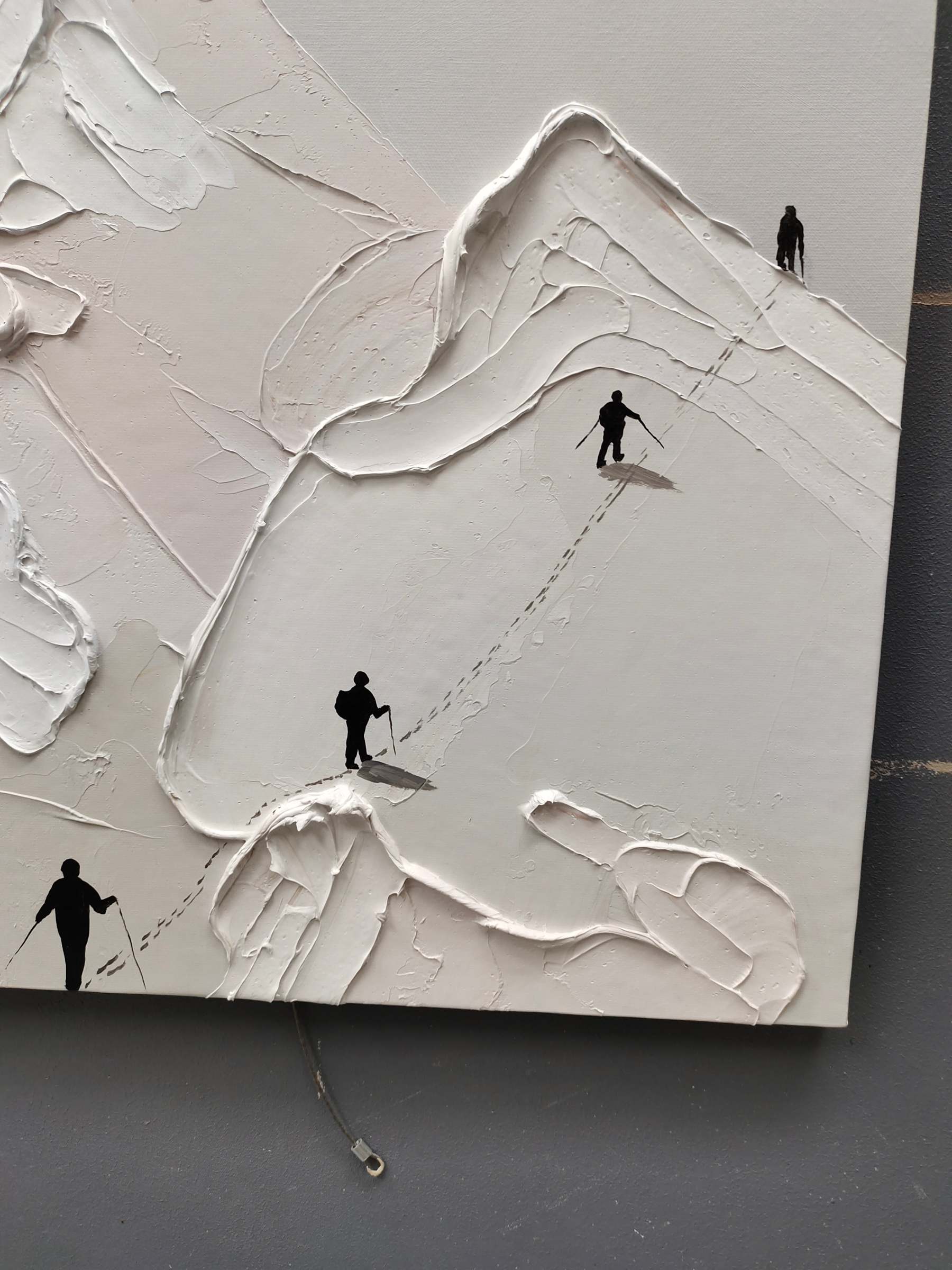 Plaster Art Painting hand - painted #HM101-Homemural