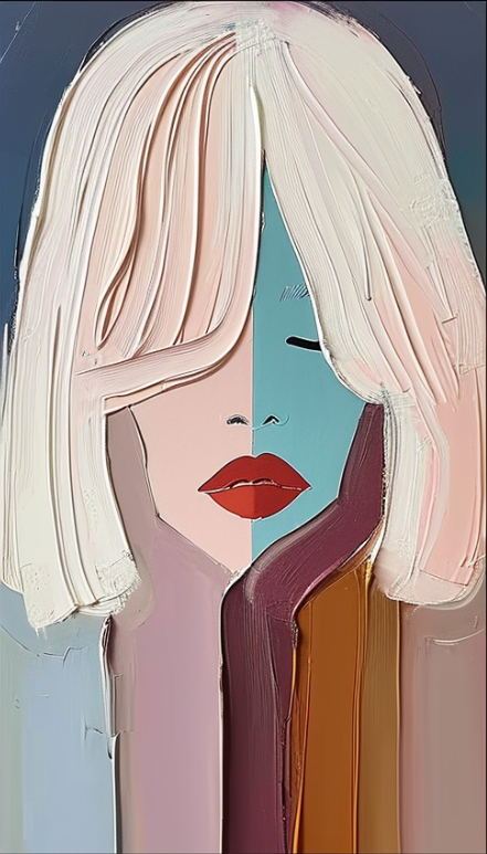 Plaster Art Painting hand - painted #HM114-Homemural