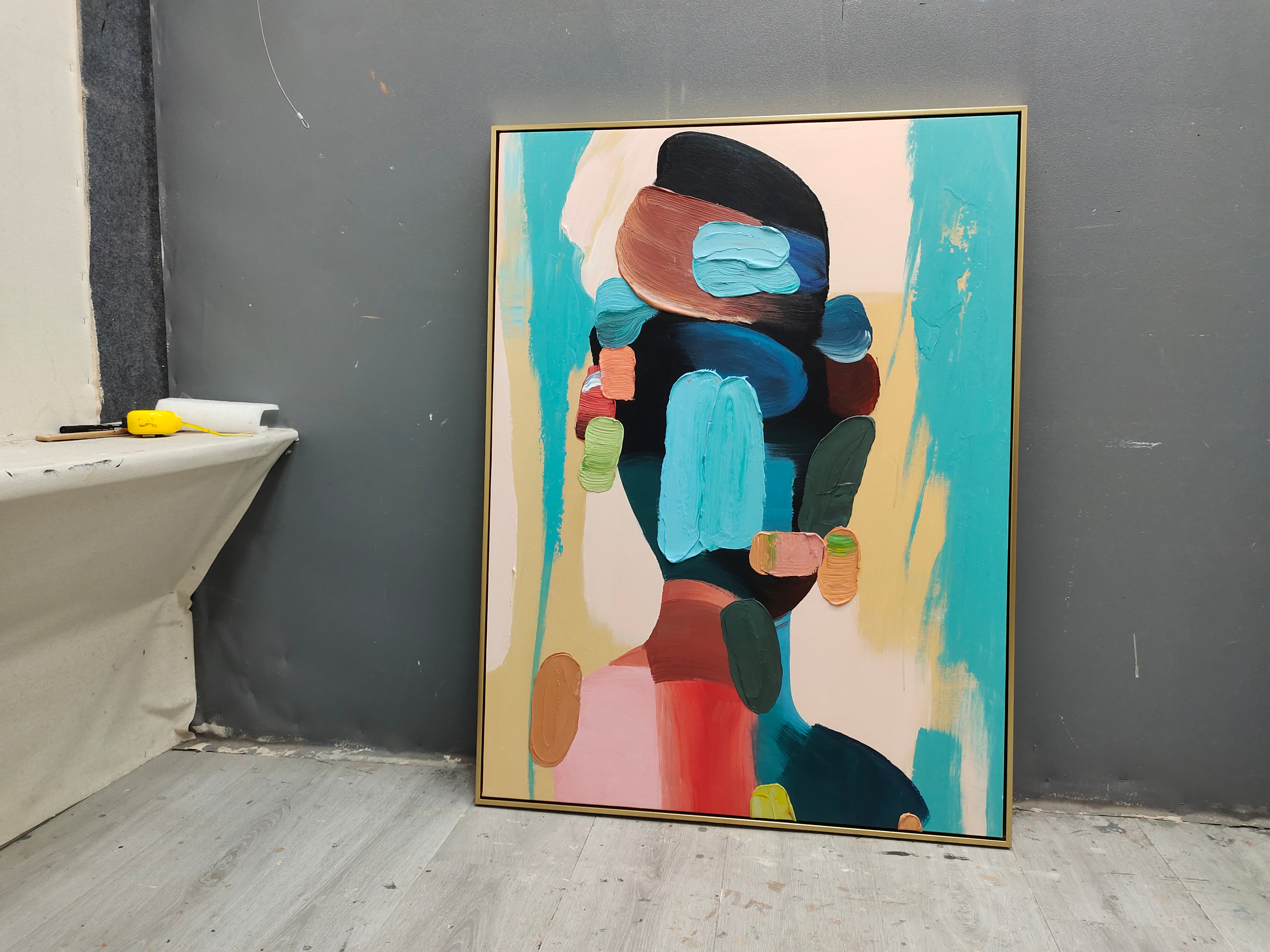 Contemporary Minimalist Art Painting hand - painted #HM680-Homemural