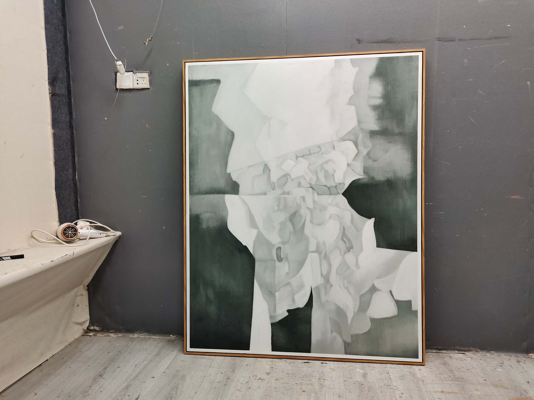 Contemporary Minimalist Art Painting hand - painted #HM130