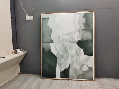 Contemporary Minimalist Art Painting hand - painted #HM130