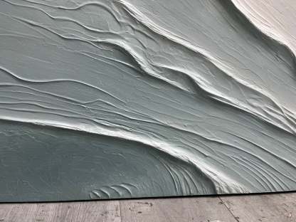 Plaster Art Painting hand - painted #HM681-Homemural