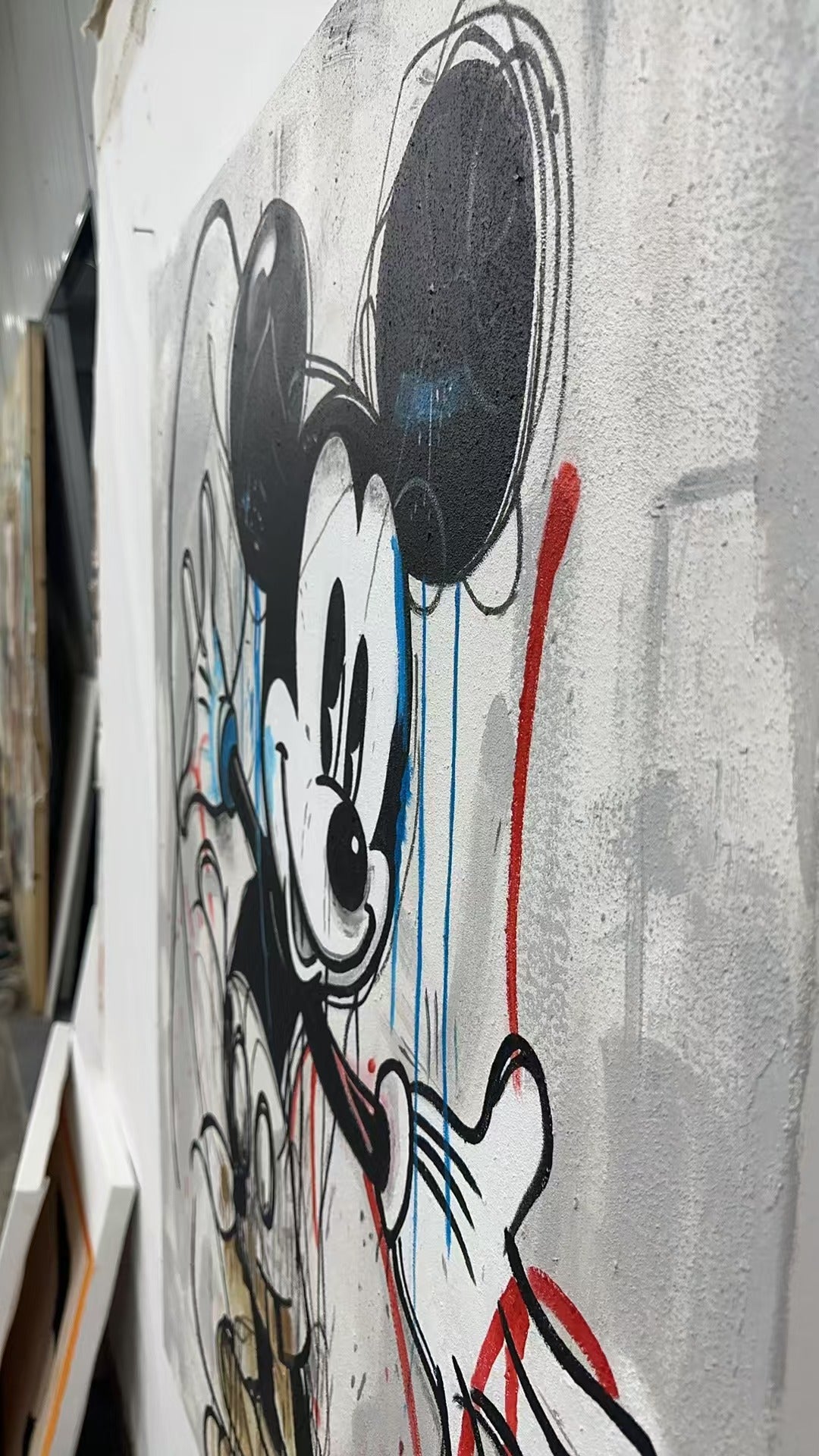 Pop Art Painting hand - painted #HM799-Homemural